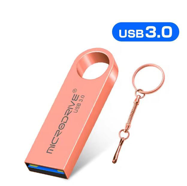 Gold Microdrive USB Jump Drive 16GB in pink