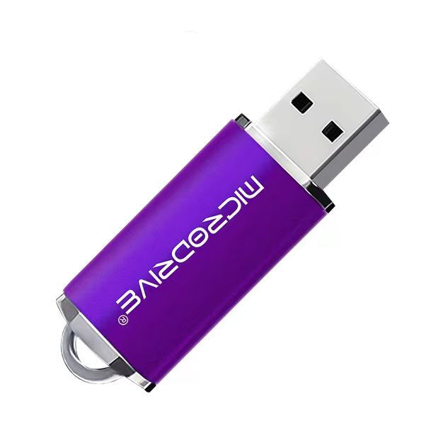 Microdrive USB flash in sky blue for mobile access