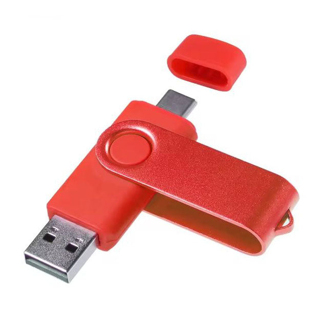 USB-A and USB-C compatible jump drive