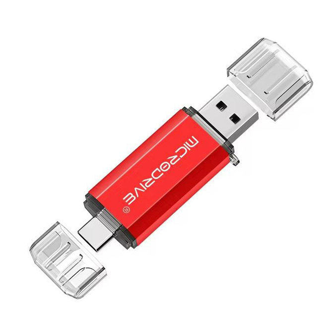 Microdrive 64GB USB Pen Drive in silver