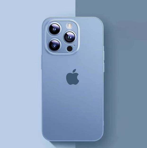 iPhone 14 Pro silicone case with matte finish
