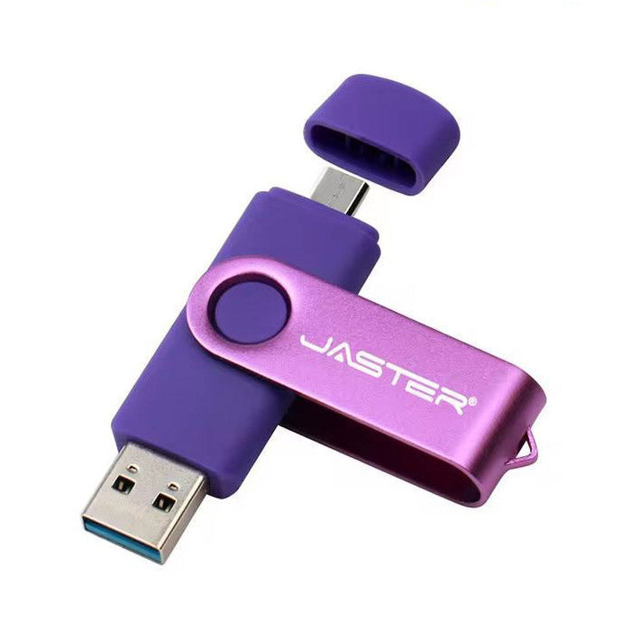 Jaster 64GB memory stick with USB-A and USB-C