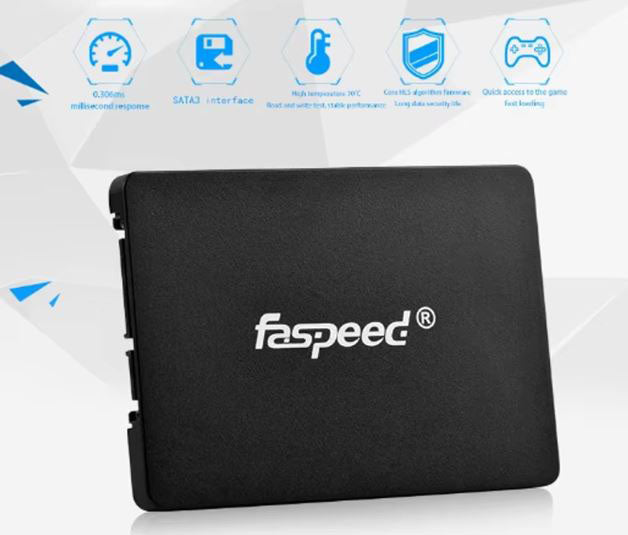 Faspeed 2TB SSD with shock resistance
