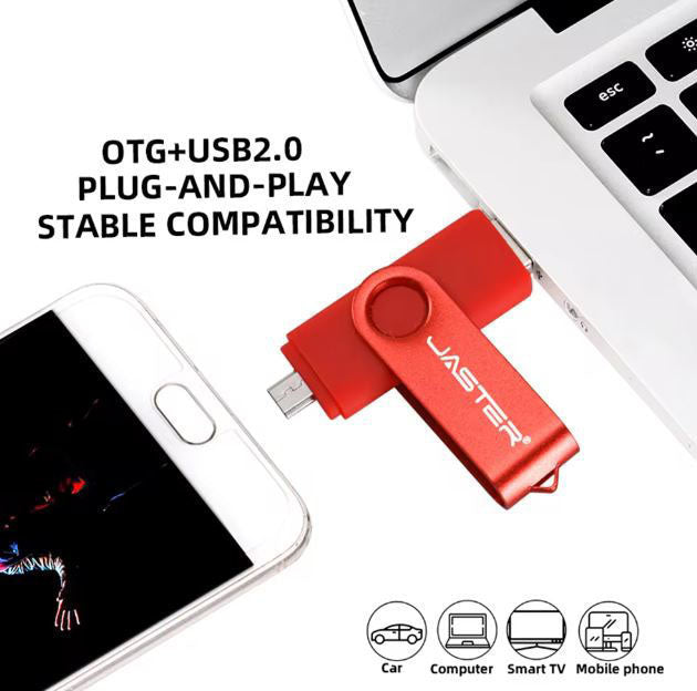 Versatile 32GB USB flash drive in multiple colours