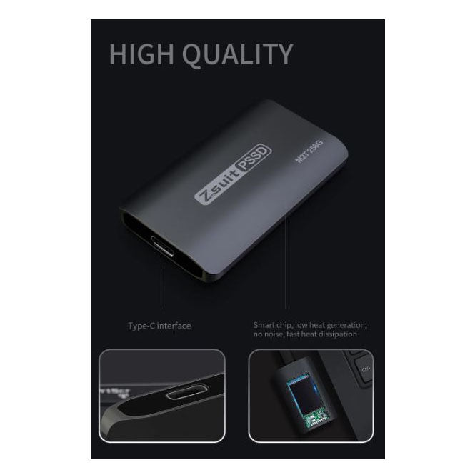 Portable SSD drive with USB-C connection