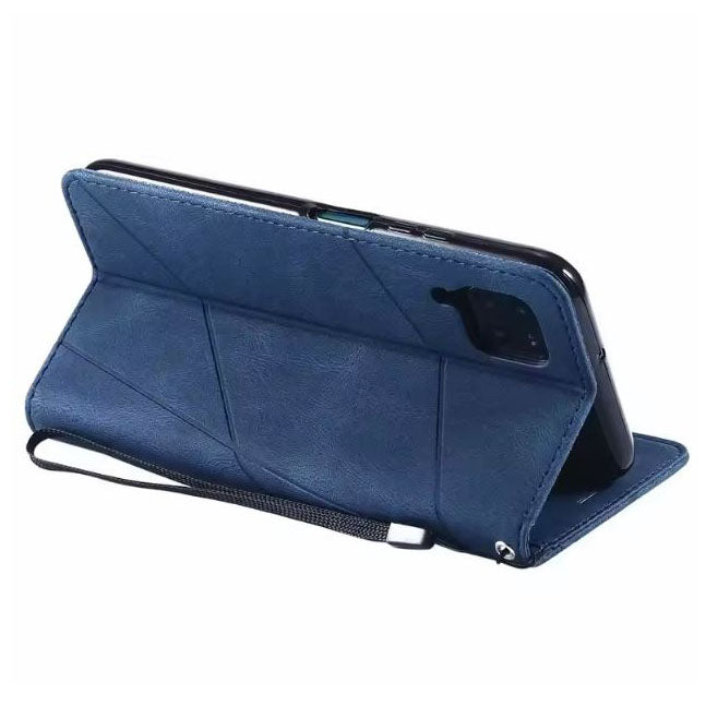 Magnetic closure Huawei P40 leather wallet case
