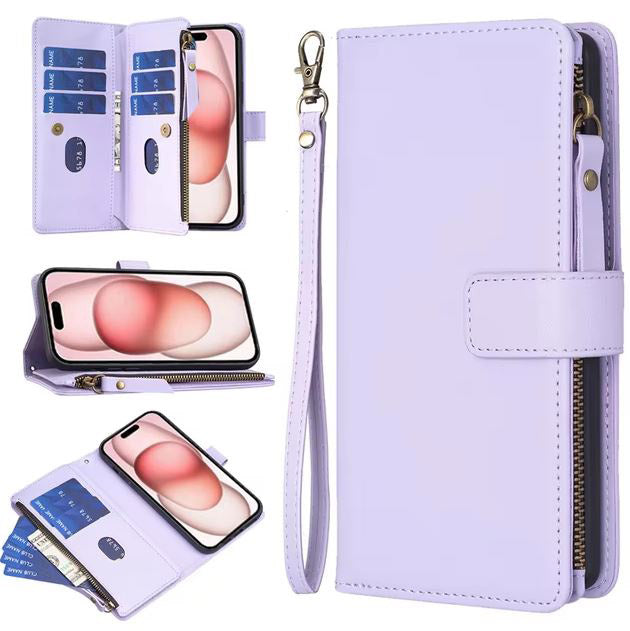 Protective iPhone 15 case with magnetic enclosure