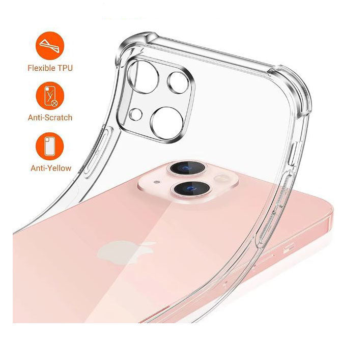 Shockproof iPhone 11 clear cover silicone
