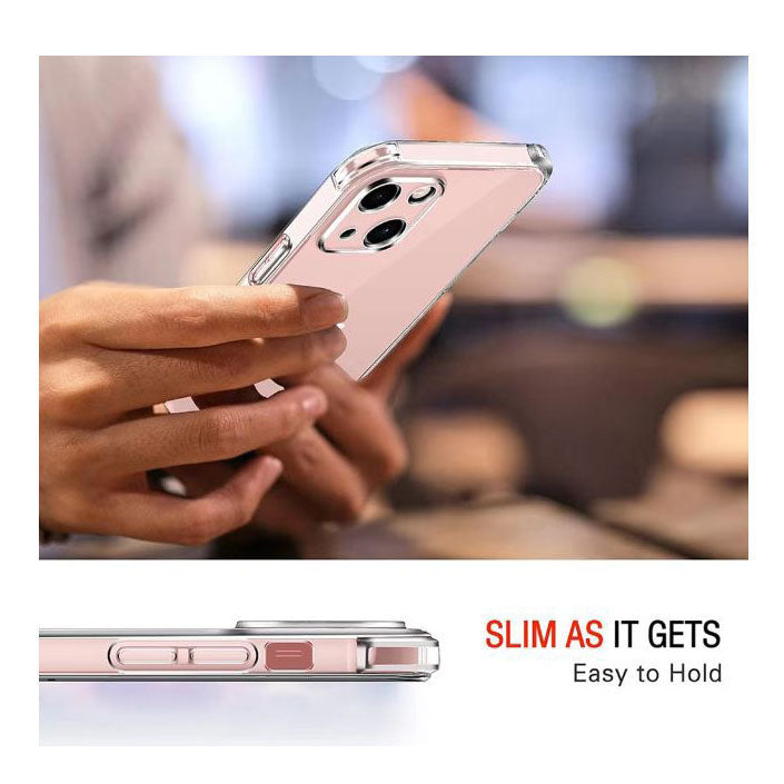 Shock-resistant clear case for iPhone 14 Plus
