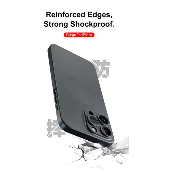 Fingerprint-resistant iPhone 15 Pro silicone case
