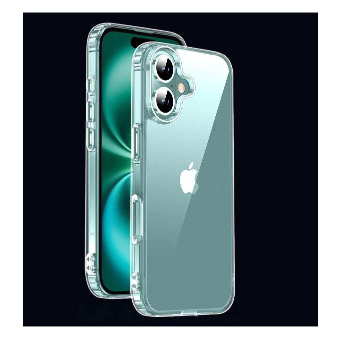 Shockproof clear silicone iPhone 15 Pro cover
