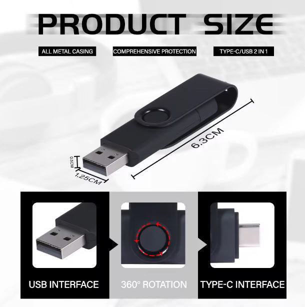 Multi-device compatible USB flash