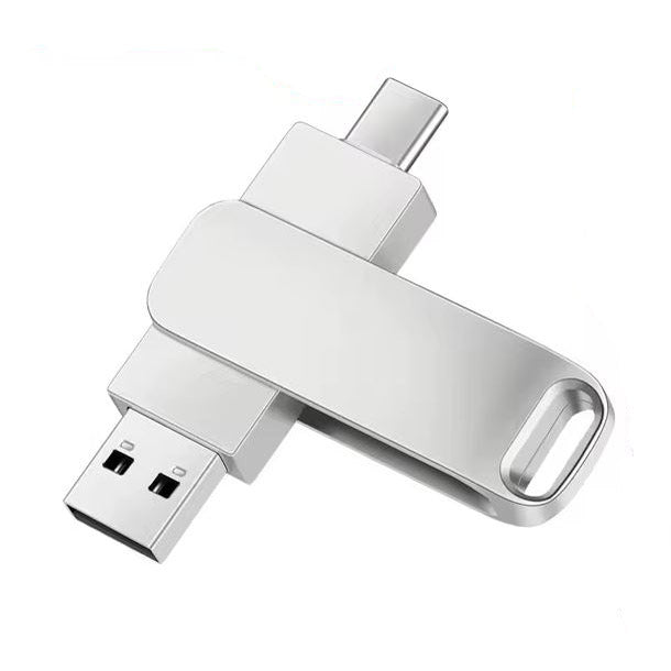 Silver 128GB memory stick