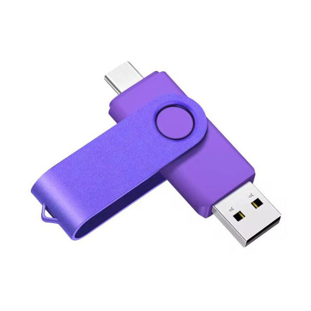 Jaster USB flash pen drive in purple