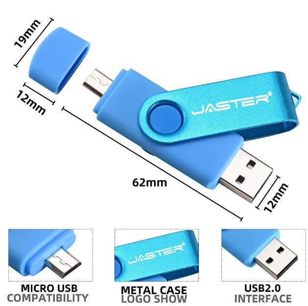 Green memory stick with USB-C connection