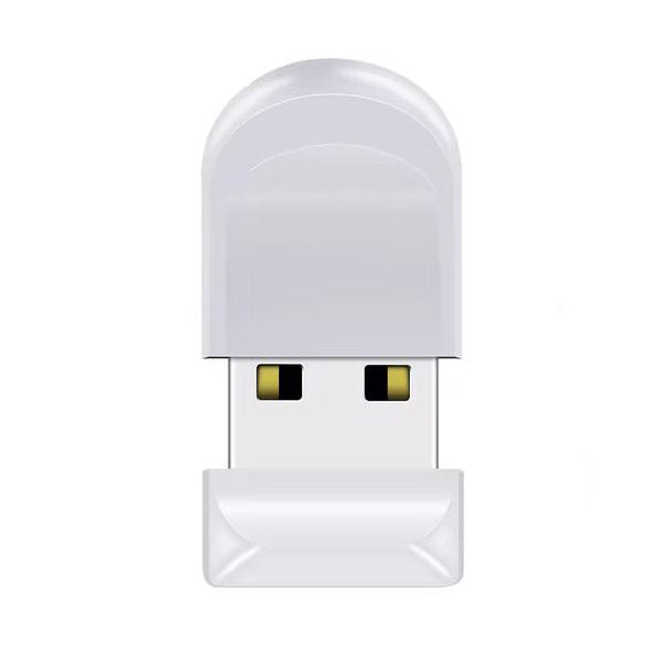 Compact silver 8GB USB flash drive