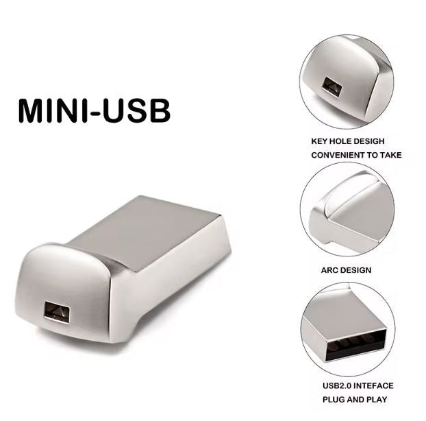 Sleek 8GB Jaster USB flash drive silver