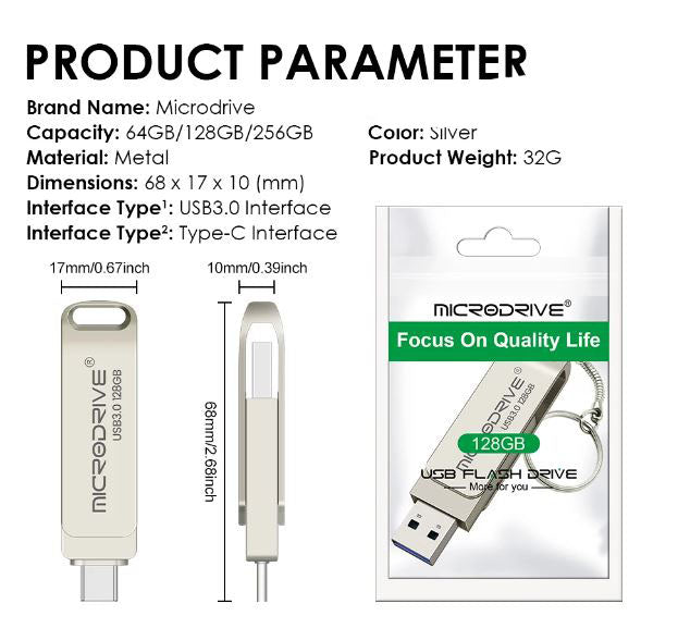 Microdrive 64GB USB memory stick