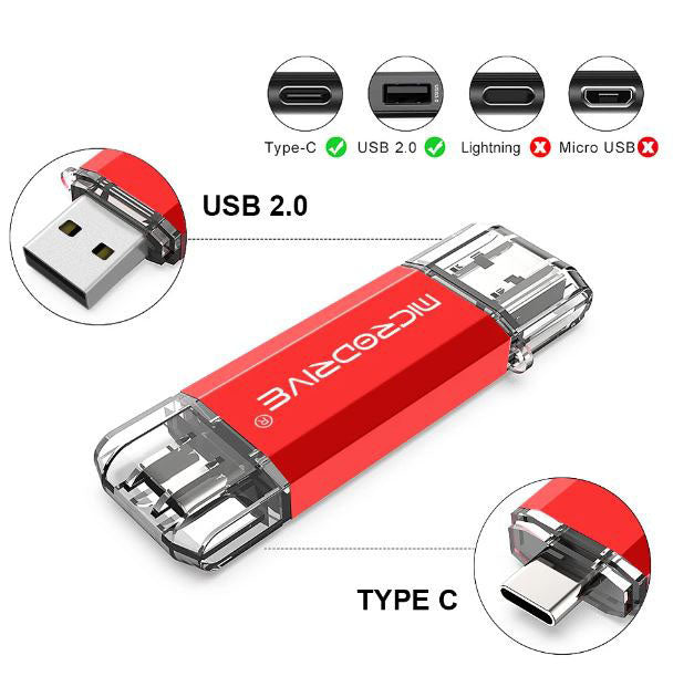 Microdrive 8GB USB type-C drive