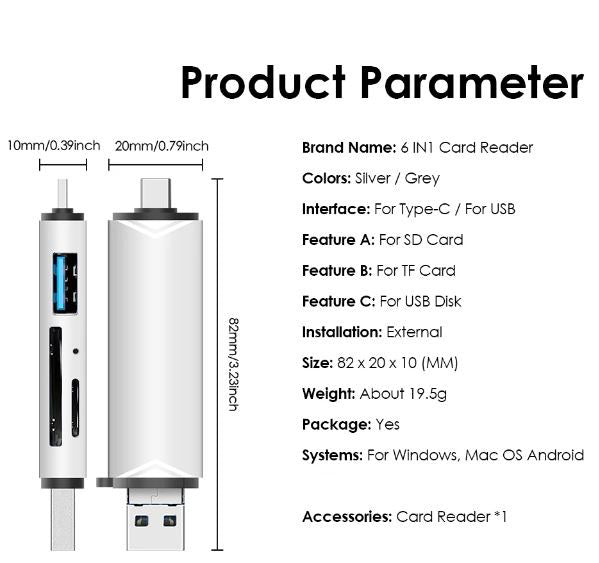 SD card reader for PCs