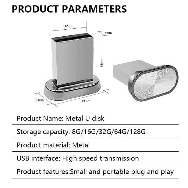 Versatile USB-A memory stick for computers and tablets