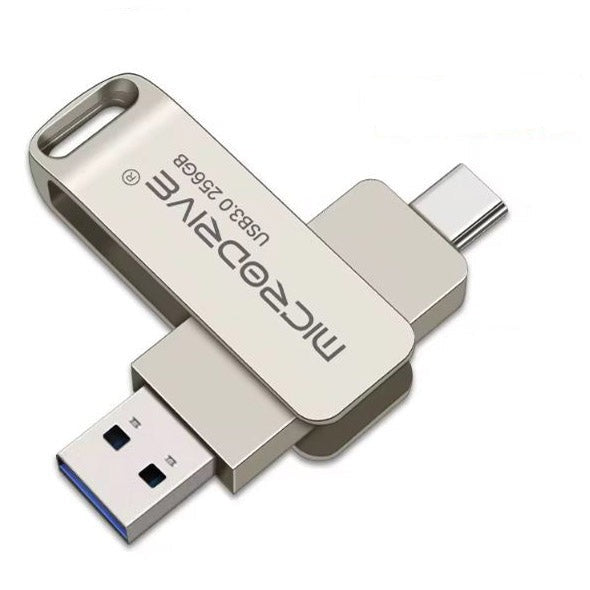 Microdrive USB Flash Pen Drive 64GB in silver