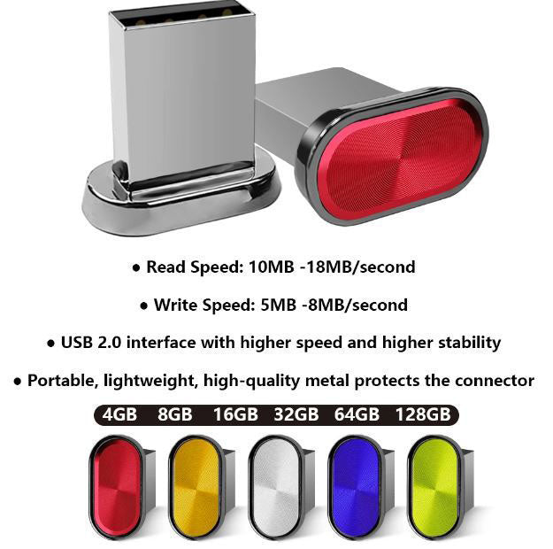 USB flash drive with portable micro-USB connectors