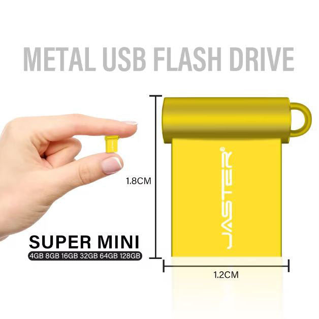 Jaster gold finish USB flash drive