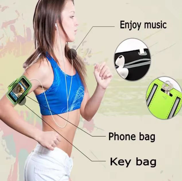 Breathable leather phone armband Galaxy A
