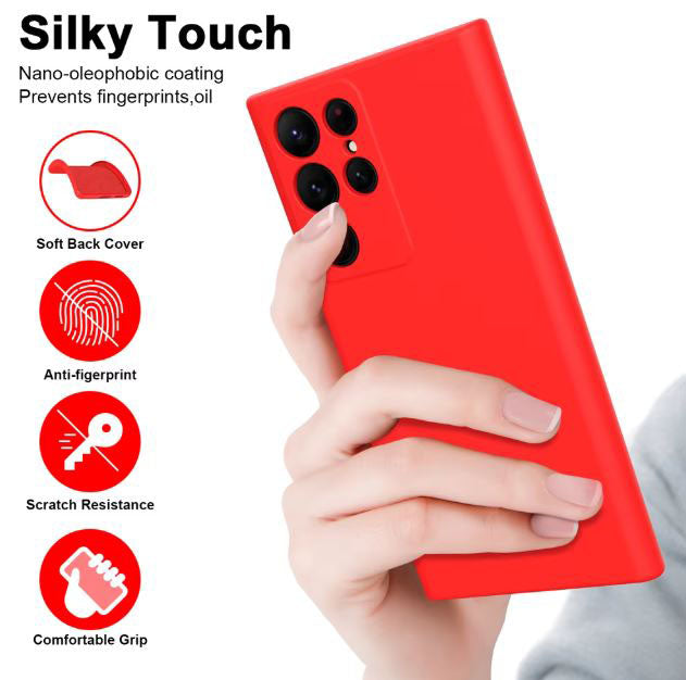 Samsung s24 fe anti-drop silicone case
