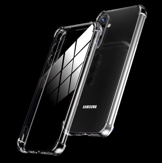 High-quality silicone clear case for S24 FE
