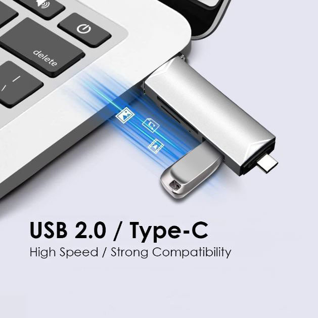 Ultra clear cap card reader