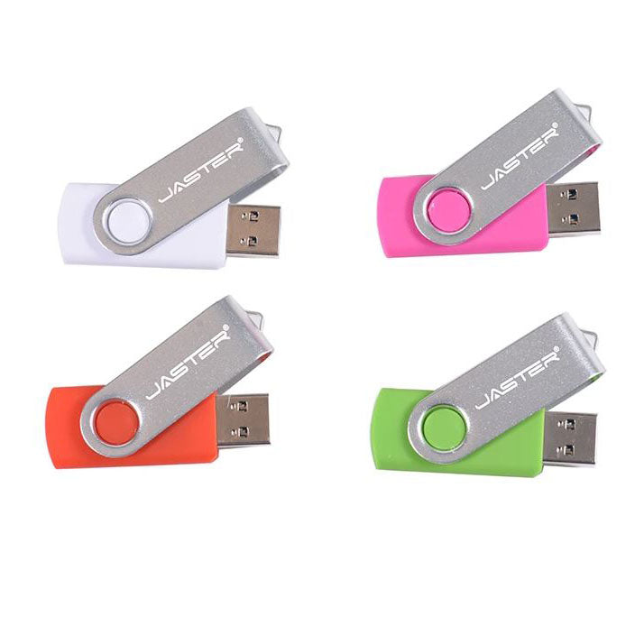 Portable Jaster 4GB USB stick in red
