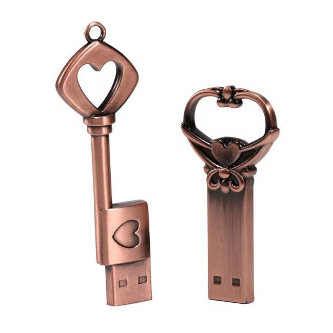 USB 2.0 flash drive 8GB copper design