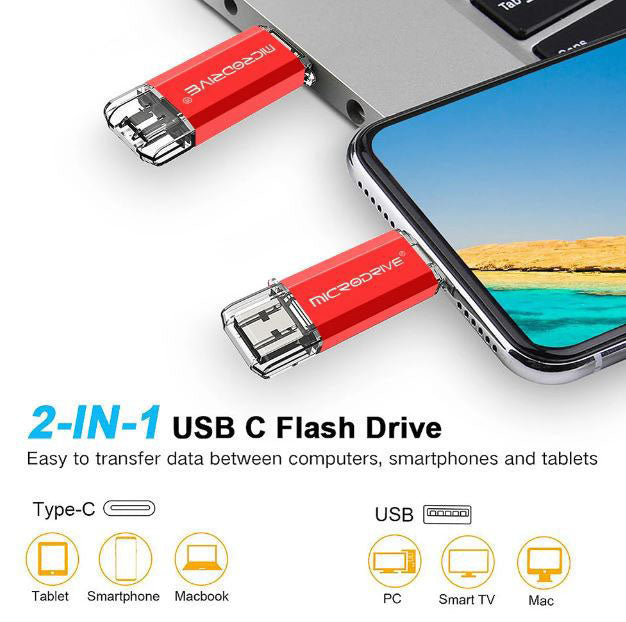 Microdrive USB Type-C Jump Drive 128GB