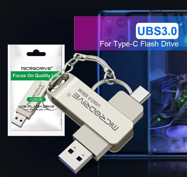 Versatile USB flash drive for multiple devices