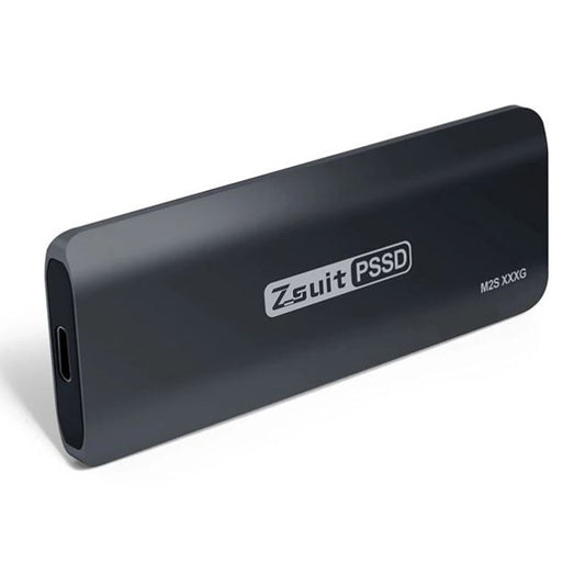 Portable black SSD with 512GB capacity